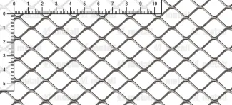 Lamiera stirata a maglia quadra Q 20 Lamiera stirata a maglia quadra Q 20